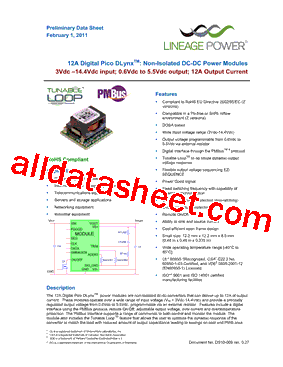 PDT012A0X3-SRZ型号图片