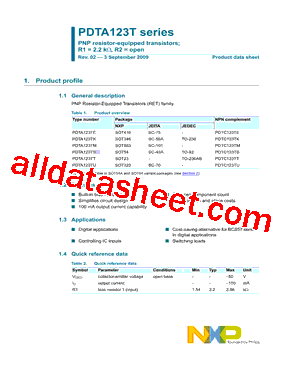 PDTA123TU型号图片