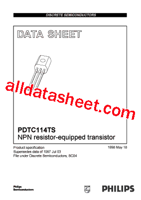 PDTC114TS型号图片