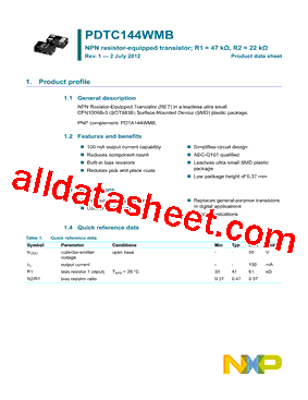 PDTC144WMB_15型号图片