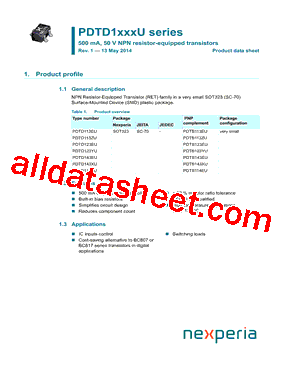 PDTD123YU型号图片