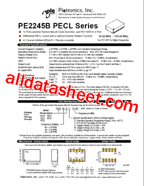 PE2320BV-70.0M-XXX型号图片