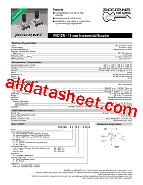 PEC12R-3217F-N0012型号图片