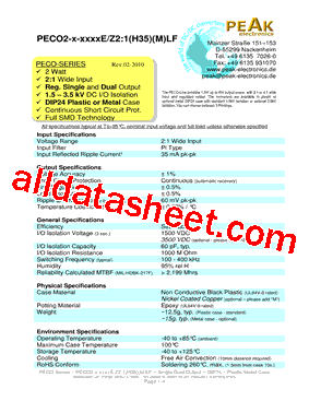 PECO2-x-0524E21LF型号图片