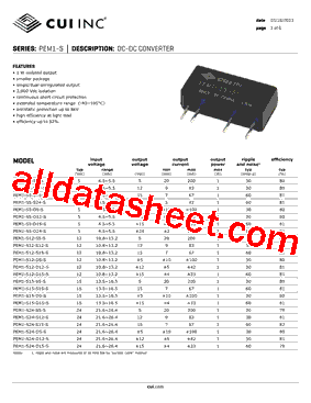 PEM1-S5-D15-S型号图片
