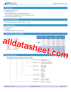 PESD040212A015FR型号图片