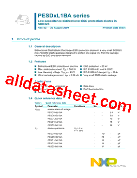 PESD15VL1BA115型号图片