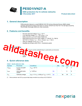 PESD1IVN27-A型号图片