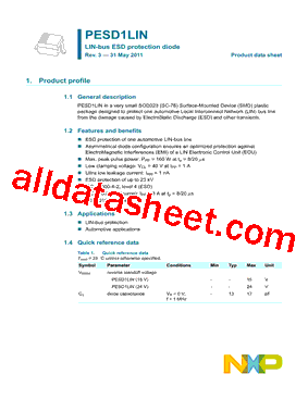 PESD1LIN,115型号图片