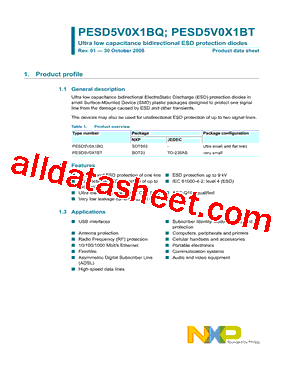 PESD5V0X1BT,215型号图片