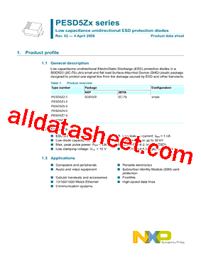 PESD5Z3.3,115型号图片