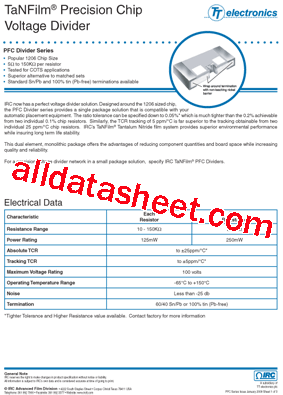 PFC-D1206-01-1003-3301-AD型号图片