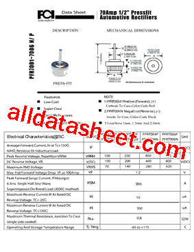 PFR7002N型号图片