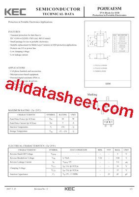 PG03EAESM型号图片
