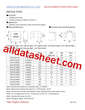 PI07018-100M型号图片