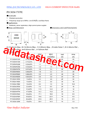 PI13038-1R5M型号图片