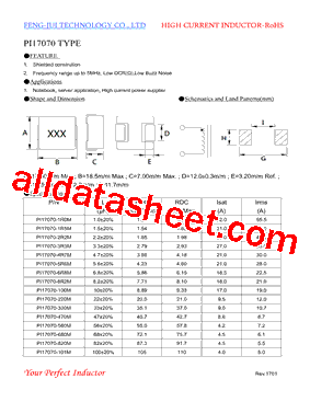 PI17070-220M型号图片