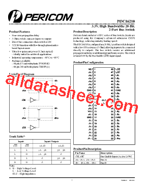 PI3C16210A型号图片