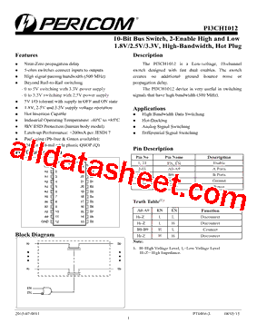 PI3CH1012型号图片