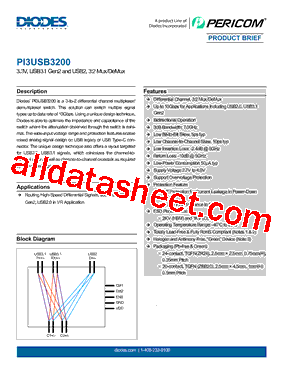 PI3USB3200型号图片
