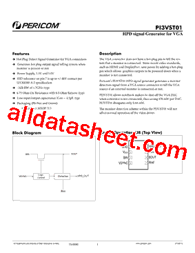 PI3VST01UEX型号图片