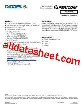 PI3WVR626XEBEX型号图片