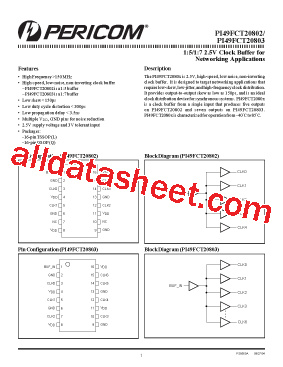 PI49FCT20802LE型号图片