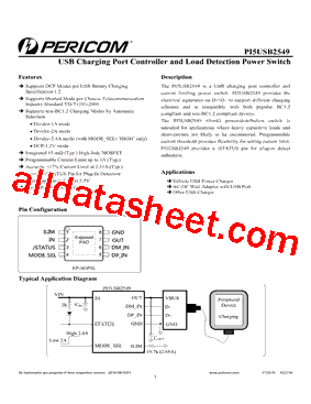 PI5USB2549WAE型号图片