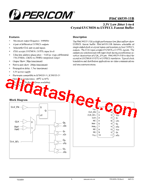 PI6C48535-11B型号图片