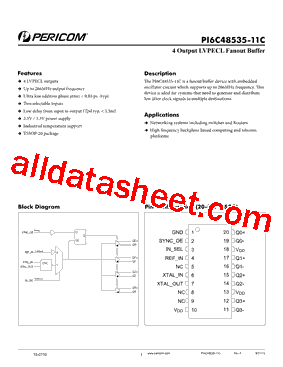 PI6C48535-11C型号图片