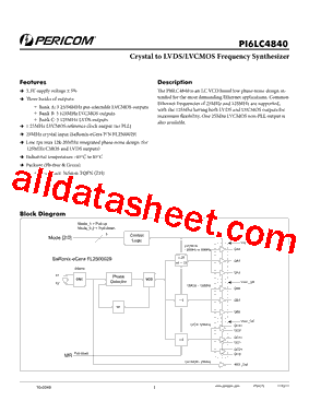 PI6LC4840ZHE型号图片