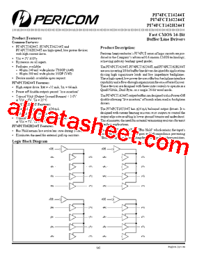 PI74FCT16244T型号图片