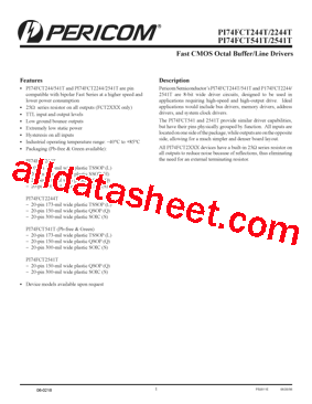 PI74FCT244ATL型号图片