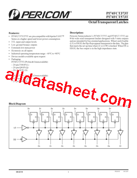 PI74FCT573ATSE型号图片