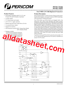 PI74LCX646型号图片