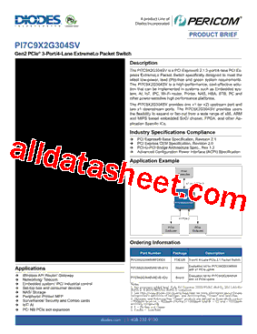 PI7C9X2G304SV型号图片
