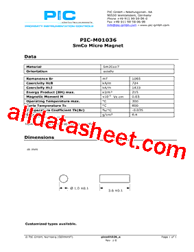 PIC-M01036型号图片