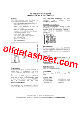 PIC-P18B-20MHZ型号图片