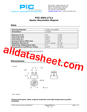 PIC-SM11711型号图片