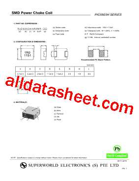 PIC0503H150MF型号图片