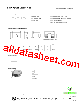 PIC0803HP150MF型号图片