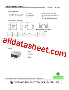 PIC1003H1R5MF型号图片