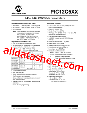 PIC12CE-04/EP型号图片