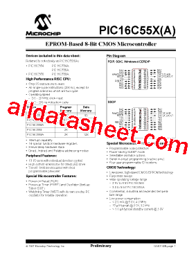 PIC16C558A-04/SS型号图片