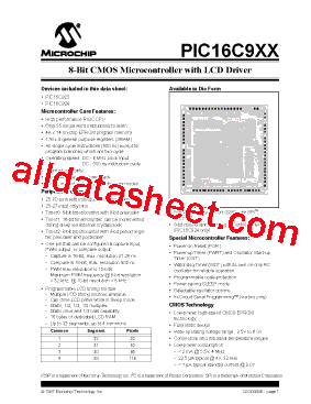 PIC16C923T-04I/L型号图片