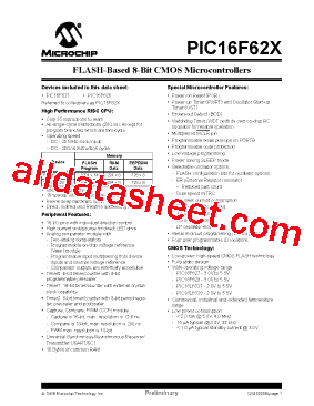 PIC16F627T-04E/P型号图片