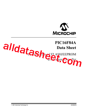 PIC16F84AT-20/SSROM型号图片