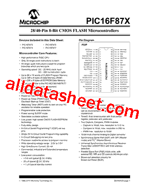 PIC16F87XT-04ISO型号图片