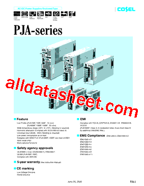 PJA150F-12-R型号图片