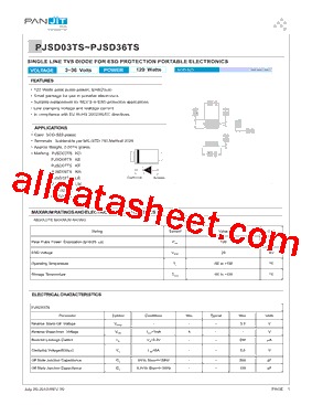 PJSD15TS型号图片